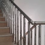 متال فرم گلبهار | طراحی و اجرای انواع نرده استیل برای پله های صاف و گرد