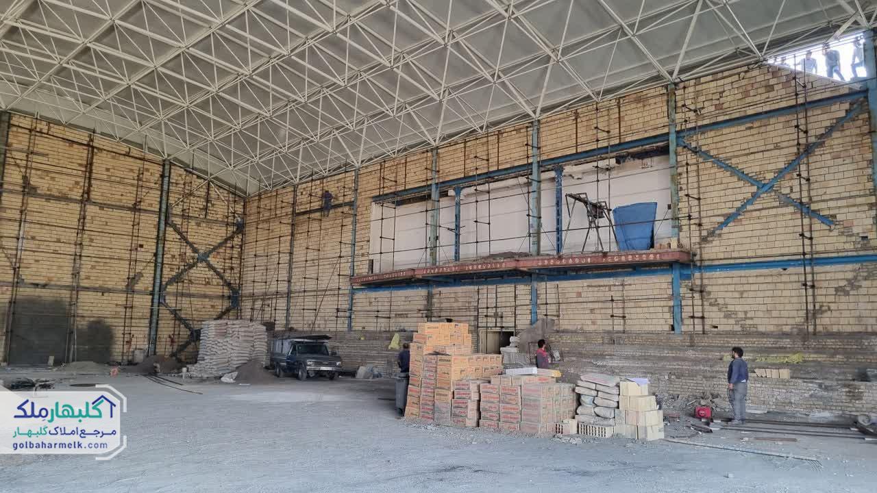 اتمام عملیات اجرایی سقف سالن ورزشی رزمی در گلبهار